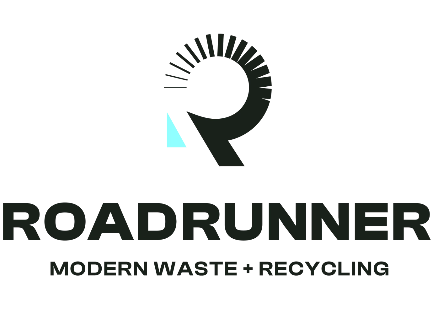 RoadRunner Recycling logo with text "Modern Waste + Recycling" beneath.